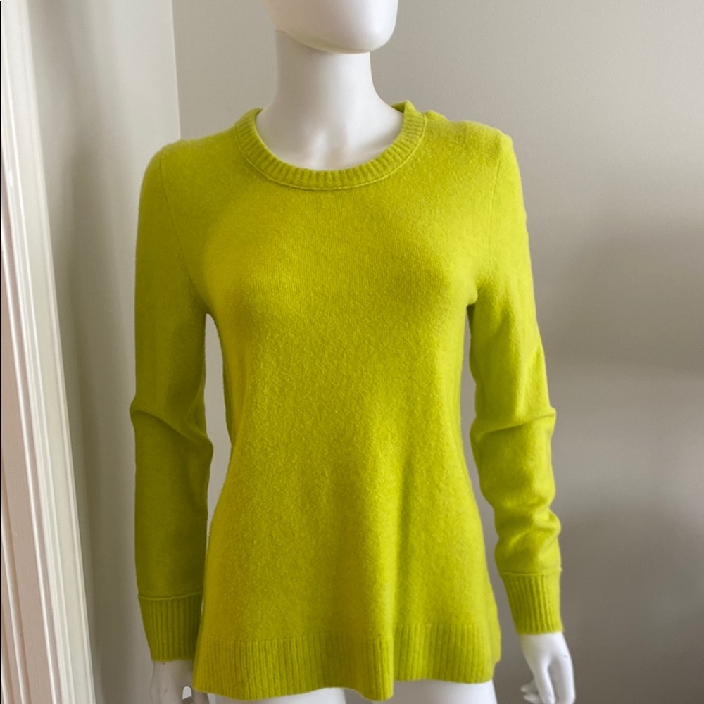J. Crew Women's Lime Green Sweater